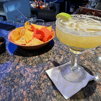 Viva Margarita - Complimentary salsa & chips and passion fruit Margarita. - Mexican Near Me - Hackensack, New Jersey