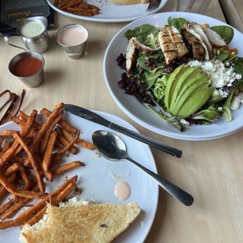 Two Chicks - Buffalo Chicken Melt and Harvest Cobb - Breakfast & Brunch Near Me - Reno, Nevada Two Chicks - Buffalo Chicken Melt and Harvest Cobb - Breakfast & Brunch Near Me - Reno, Nevada