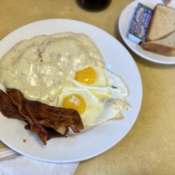 Round Table - Biscuits and Gravy, Eggs and Bacon.