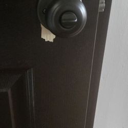 My damaged door. You could have been honest, Art.