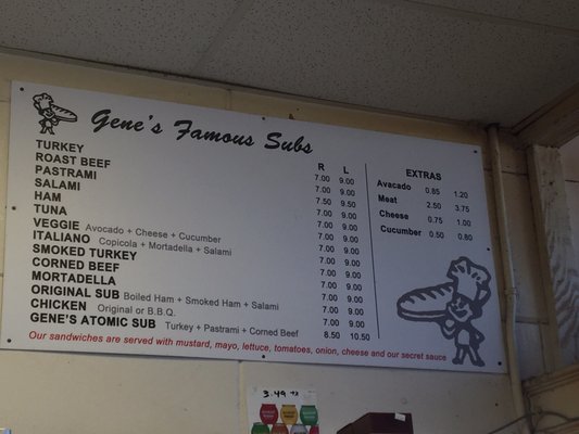 Menu photo 3 Gene's Liquor San Francisco, CA Menu photo 3 Gene's Liquor San Francisco, CA
