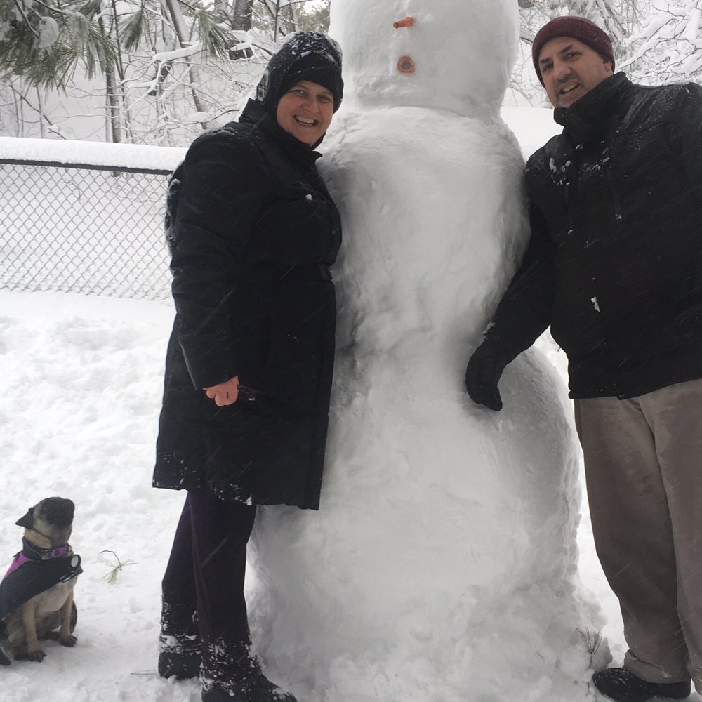 Boulder Park Apartments - Building a snowman with my kids and fiancée in the dog park behind our apartment. - Apartments Near Me - Nashua, New Hampshire Boulder Park Apartments - Building a snowman with my kids and fiancée in the dog park behind our apartment. - Apartments Near Me - Nashua, New Hampshire