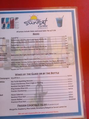 Menu photo 6 Sunset Grille Pensacola, FL Menu photo 6 Sunset Grille Pensacola, FL
