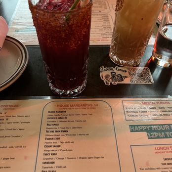 Calaveras Corner - MARGARITA MENU - Mexican Near Me - New York, New York