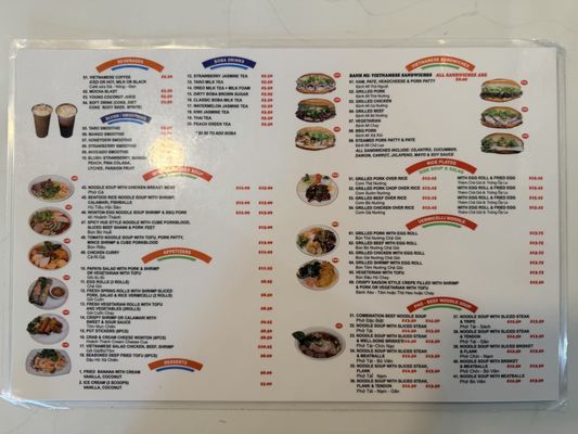Menu photo 1 Saigon Bistro Concord, CA