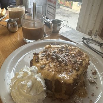 Crow's Nest - Pumpkin chai French toast  Pumpkin Chai Bread Loaf - Breakfast & Brunch Near Me - Kalamazoo, Michigan