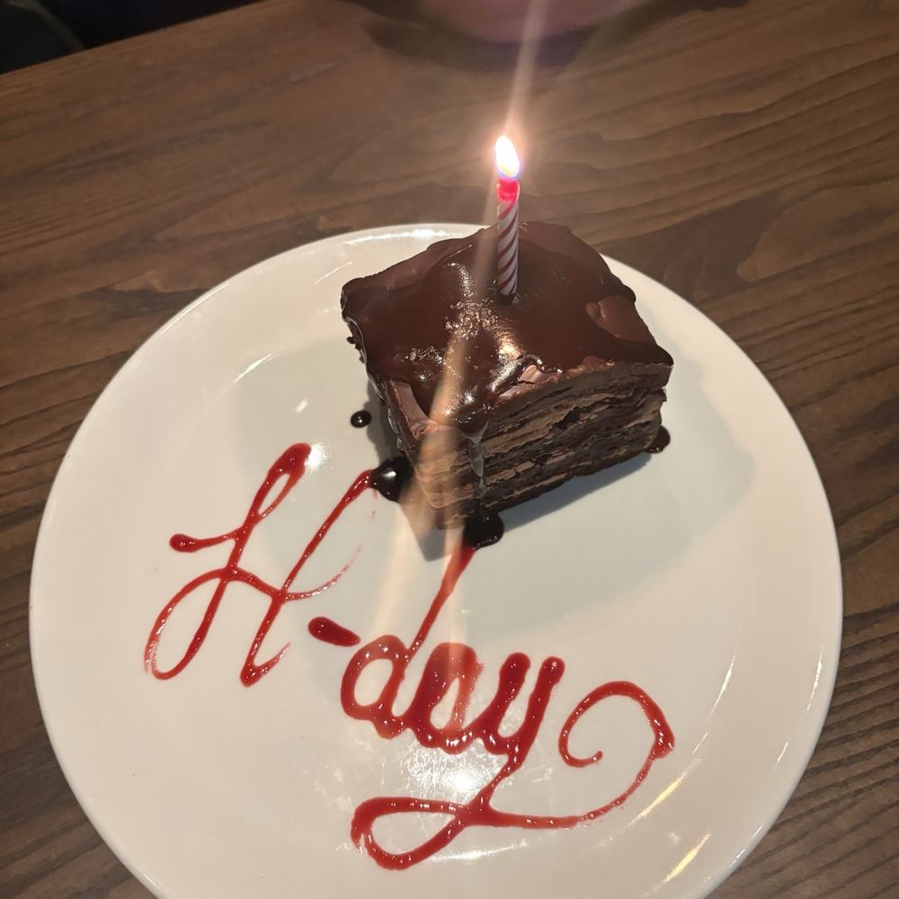 Burtons Grill & Bar - Birthday cake! - New American Near Me - Mansfield, Massachusetts Burtons Grill & Bar - Birthday cake! - New American Near Me - Mansfield, Massachusetts