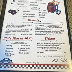 Dairy Dip Diner - Menu