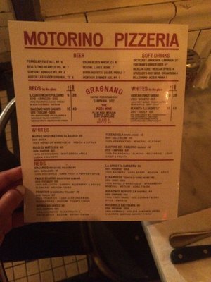 Menu photo 7 Motorino Pizza Village, NY