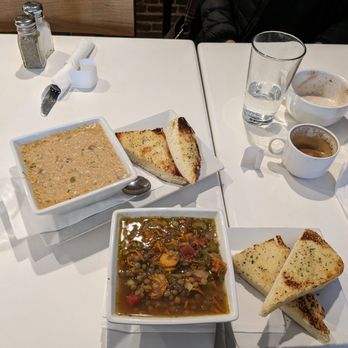 Greenleaf Restaurant - Salmon chowder and lentil soup - Breakfast & Brunch Near Me - Ashland, Oregon