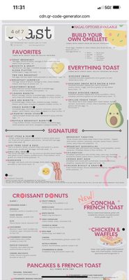 Menu photo 2 Toast Sugar Land, TX