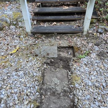 Down to Dirt Excavation - Old, rotting stairs. - Excavation Services Near Me - Gig Harbor, Washington Down to Dirt Excavation - Old, rotting stairs. - Excavation Services Near Me - Gig Harbor, Washington