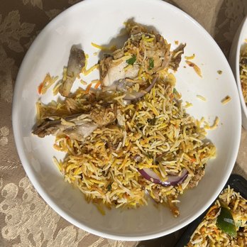 21 Biryani Pots - Chicken Biryani. No one has eaten anything. I just served it on a plate. If you are looking for pieces of chicken, you will only find bones - Indian Near Me - Agoura Hills, California 21 Biryani Pots - Chicken Biryani. No one has eaten anything. I just served it on a plate. If you are looking for pieces of chicken, you will only find bones - Indian Near Me - Agoura Hills, California