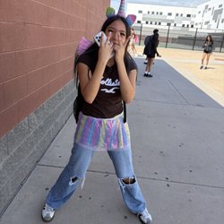 Sunnyslope High School - a nice student wearing something funny