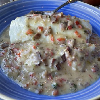 Surf Restaurant - Lobster Mash with Haddock in White Wine Sauce - Seafood Near Me - Portsmouth, New Hampshire Surf Restaurant - Lobster Mash with Haddock in White Wine Sauce - Seafood Near Me - Portsmouth, New Hampshire