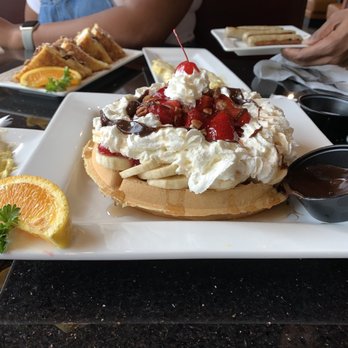 Keke's Breakfast Cafe - Banana Split Waffle - Breakfast & Brunch Near Me - Windermere, Florida Keke's Breakfast Cafe - Banana Split Waffle - Breakfast & Brunch Near Me - Windermere, Florida