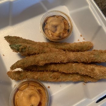 Takosushi - Take home tempura asparagus - Asian Fusion Near Me - Evans, Georgia