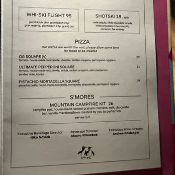 Ski Lodge - Menu - Cocktail Bars Near Me - Las Vegas, Nevada
