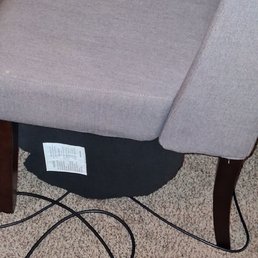 Bottom of chair Bottom of chair