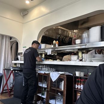 Scarlett Begonia - View of the kitchen delivery. Clean, organized, food on point! Great previews of delicious dishes! - Breakfast & Brunch Near Me - Santa Barbara, California