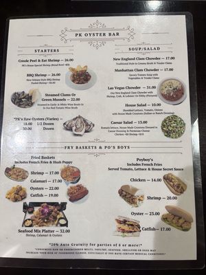 Menu photo 3 PK Oyster Bar Las Vegas, NV Menu photo 3 PK Oyster Bar Las Vegas, NV