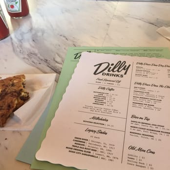 Dilly Diner - Cookie and part of drink menu - Sandwiches Near Me - Tulsa, Oklahoma