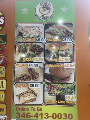 Menu photo 5 El Senor Taco Spring, TX
