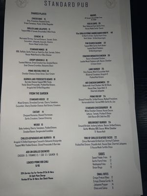 Menu photo 6 The Standard Pub Modesto, CA Menu photo 6 The Standard Pub Modesto, CA