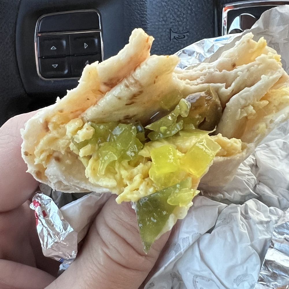 Sonic Drive-In - Pickle relish in a super sonic breakfast burrito!?!? Why ruin my morning? This place is a joke. - Burgers Near Me - Mayflower, Arkansas Sonic Drive-In - Pickle relish in a super sonic breakfast burrito!?!? Why ruin my morning? This place is a joke. - Burgers Near Me - Mayflower, Arkansas