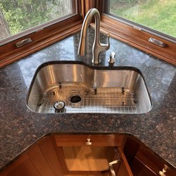 Rooter Street - New sink, faucet, and soap dispenser!