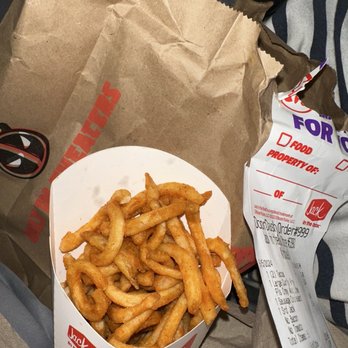 Jack in the Box - Large Curly Fries - Fast Food Near Me - Orange, California