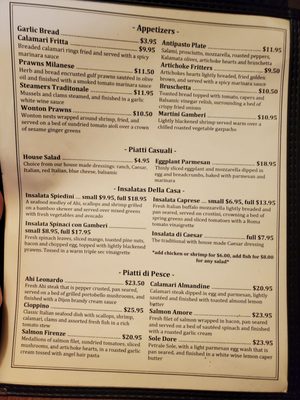 Menu photo 2 Garibaldi's Carson City, NV