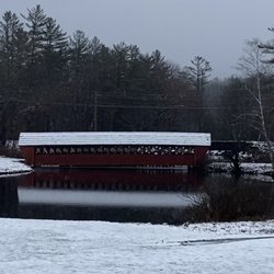Jack-o'-lantern Covered Bridge