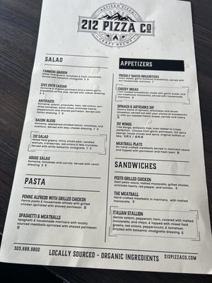 Menu photo 3 212 Pizza Company Castle Rock, CO Menu photo 3 212 Pizza Company Castle Rock, CO
