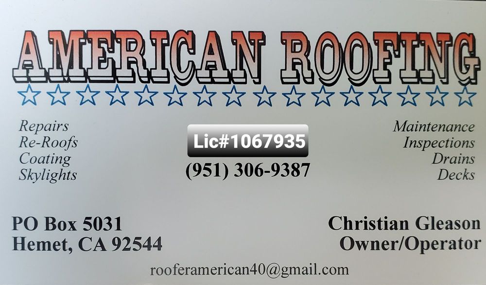 AMERICAN ROOFING Hemet, California Roofing Phone Number Yelp