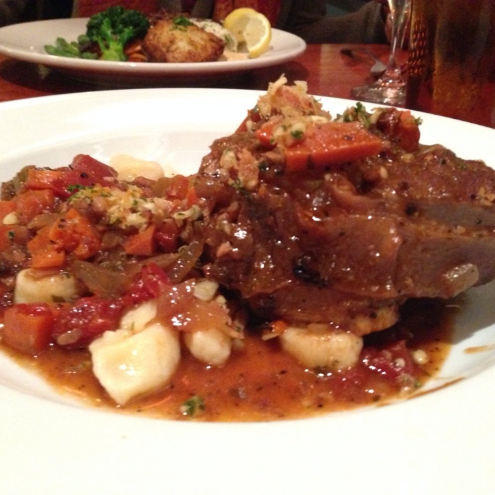 Ports Cafe - Osso Buco Veil steak!!! - New American Near Me - Geneva, New York Ports Cafe - Osso Buco Veil steak!!! - New American Near Me - Geneva, New York