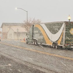 Broadway Deli - A super snowy afternoon in Burns, OR.