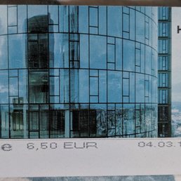 Ticket to access the h observation deck