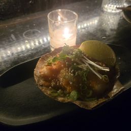 Baked scallop