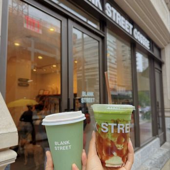 Blank Street - pistachio latte, strawberry shortcake matcha latte - Coffee & Tea Near Me - New York, New York Blank Street - pistachio latte, strawberry shortcake matcha latte - Coffee & Tea Near Me - New York, New York