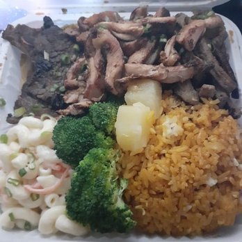 Oahu Hawaiian BBQ - Oahu Hawaiian BBQ Mix beef chicken and short ribs with fried rice - Barbeque Near Me - Virginia Beach, Virginia Oahu Hawaiian BBQ - Oahu Hawaiian BBQ Mix beef chicken and short ribs with fried rice - Barbeque Near Me - Virginia Beach, Virginia