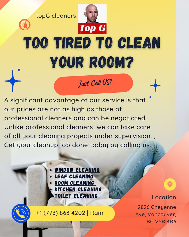 TOP G CLEANERS Updated July 2024 2826 Cheyenne Avenue, Vancouver