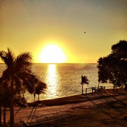 Collier Inn - Sunrise from the balcony of the Barron Collier suite