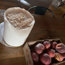 Peaches and cream! Peaches and cream!