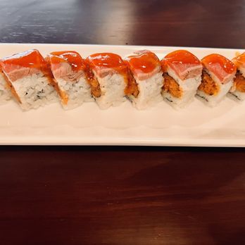 Sushi Haya - New Surf and Turf roll - my hubby's favorite roll of the night - Sushi Bars Near Me - Cypress, Texas Sushi Haya - New Surf and Turf roll - my hubby's favorite roll of the night - Sushi Bars Near Me - Cypress, Texas