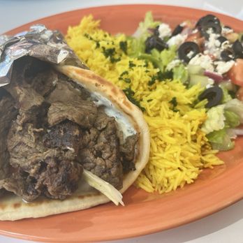 Yaya’s Kitchen - Gyro Lamb combo - Greek Near Me - Stockton, California
