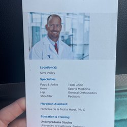 Ventura Orthopedics - Thousand Oaks - Daniel Davis!