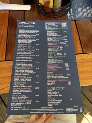 Menu photo 2 Gypsea Café Nantucket, MA