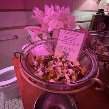 Collette's - Mini soap pieces in restroom - French Near Me - Escondido, California
