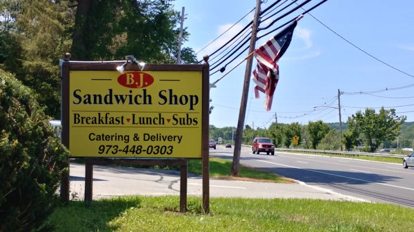 B J Sandwich Shop by null